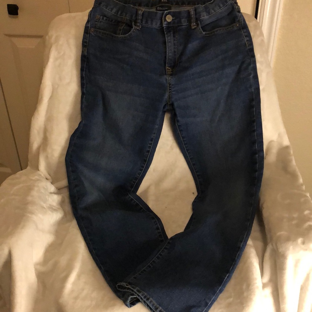 Gap boys size 14 husky stretch straight leg jeans